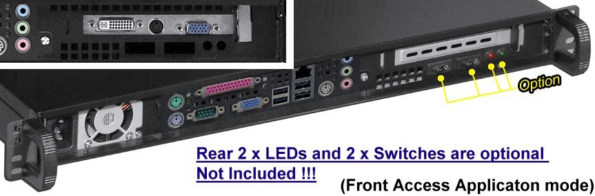 3.5 Open or 2 x 2.5 HDD Bay ITX-122 PLINKUSA RACKBUY 1U Rackmount Chassis Customize 1U IO Shield Mini ITX NO Power Supply, No System and Case Only 9.84 Deep 